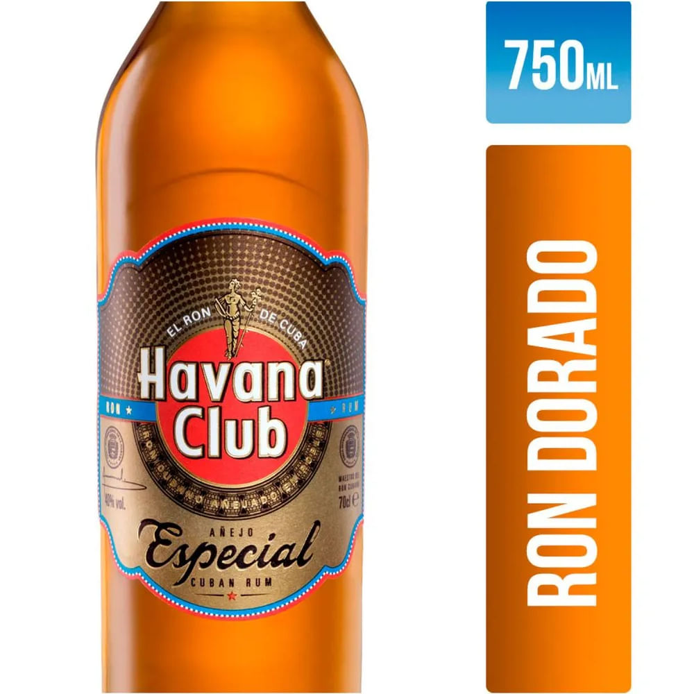 RON HAVANA CLUB DORADO AÑEJO ESPECIAL X 750 ML