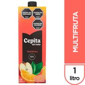 JUGO CEPITA MULTIFRUTA X 1 L.