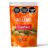 ACEITUNAS CASTELL VERDES RELLENAS X 180 GR