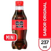 COCA COLA  MINI PET 237 CC.