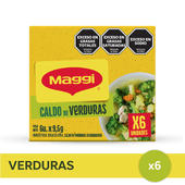 CALDO DE VERDURAS MAGGI 6UN