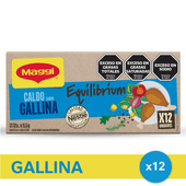 CALDO DE GALLINA MAGGI MENOS SODIO X12UN.