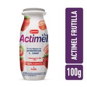 Leche fermentada frutilla Actimel 100gr