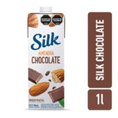 Bebida a base de almendras sabor chocolate endulzada Silk 1lt