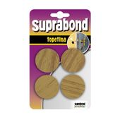 TOPETINA SUPRABOND REDONDA MADERA X 4