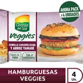 HAMBURGUESAD GDS VEGGIES CEB. CARAM. 440G