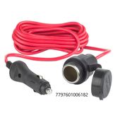 CABLE CONECTOR 12/24V, 3.6 MT