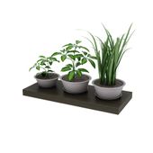 ESTANTE FLOTANTE 60 x 25 Cm  WENGUE CENTROESTANT