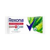 JABÓN DE TOCADOR REXONA ANTIBACTERIAL ALOE 3 U X 90 GR