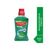 ENJUAGUE BUCAL COLGATE PLAX FRESH X 500 ML.