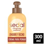 CREMA PARA PEINAR SEDAL JENGIBRE Y RICINO X 300 ML