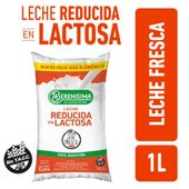 LECHE LA SERENÍSIMA REDUCIDA EN LACTOSA SACHET X 1 LT