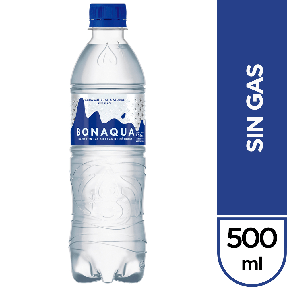 Agua Mineral Bonaqua Sin Gas 500 Ml