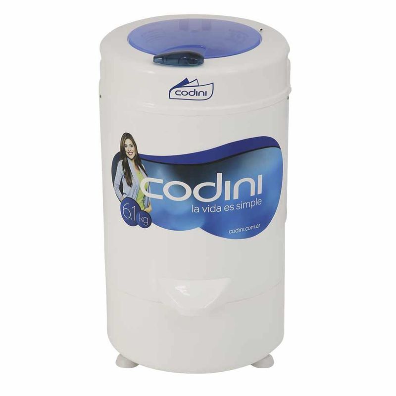 SECARROPAS-CODINI-CARGA-SUPERIOR-6-5-KG-BLANCO-AD61-2-51552