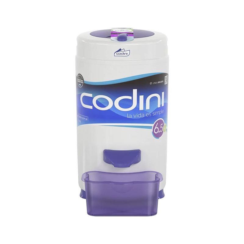 SECARROPAS-CODINI-CARGA-SUPERIOR-6-5-KG-BLANCO-LILA-INNOVA-IL61-1-51560