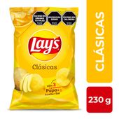 Papas fritas Lays Clásicas x 230 g