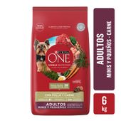 ALIMENTO PARA PERROS PURINA ONE ADULTO RAZA MINI POLLO Y CARNE 6 KG