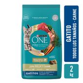 ALIMENTO PARA GATO PURINA ONE GATITO SABOR POLLO Y CARNE 2 KG