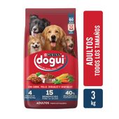 ALIMENTO PARA PERROS DOGUI ADULTO X 3 KG.