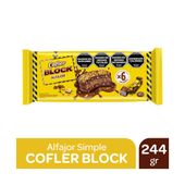 ALFAJOR BLOCK COFLER X6 40.7 G.