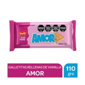 GALLETITAS VAINILLA RELLENAS ALMENDRA AMOR 110 G.