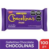 GALLETITAS DULCES SABOR CHOCOLATE CHOCOLINAS 100G