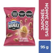 MANI JAPONES SABOR JAMON MANIAX 95G