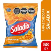 SALADIX PAPAS CHEDDAR X58G