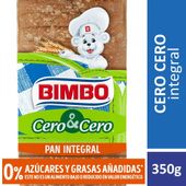 PAN INTEGRAL CERO Y CERO BIMBO 350G