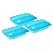 SET 3 HERMT 1,200 ML RECT C/V