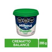 QUESO UNTABLE MILKAUT CREMATTO EN POTE 285 G.