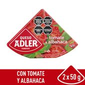 QUESO ADLER TOMATE Y ALBAHACA