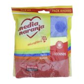 MICROFIBRA MULTIUSO 1/2 NARANJ