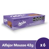 ALFAJOR MILKA CHOCOLATE MOUSSE X 252 G.