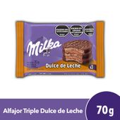 ALFAJOR MILKA DDL TRIPLE X 70 G.