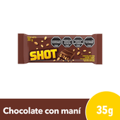 Chocolate con maní SHOT 35 g