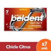 CHICLE BELDENT INFINIT CITRUS X 7 U.