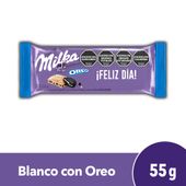 CHOCOLATE MILKA CHOCOLATE BLANCO CON OREO X 55 G.