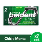 CHICLE BELDENT INFINIT MENTA X 7 U.