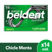 CHICLE BELDENT INFINIT MENTA X 14 U.