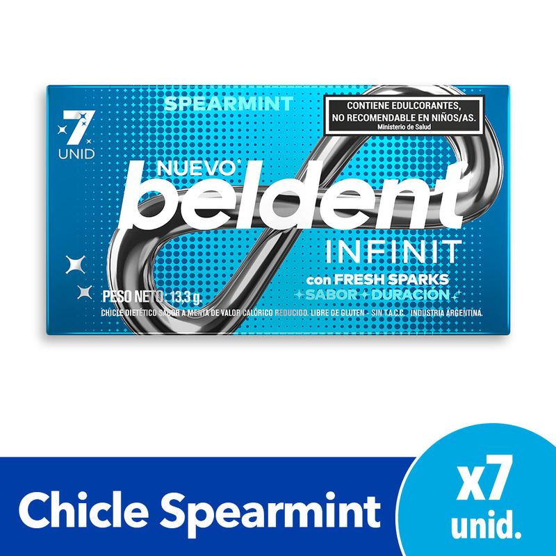 CHICLE-BELDENT-INFINIT-SPEARM-X-7-U-1-22518