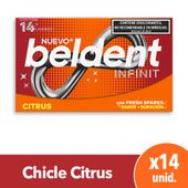 CHICLE BELDENT INFINIT CITRUS X 14 U.