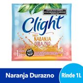 JUGO CLIGHT  NARANJA DURAZNO X SOBRE.