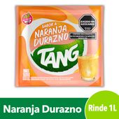 Jugo en Polvo Tang Naranja Durazno 15g