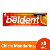 CHICLE BELDENT MANDARINA 20G.