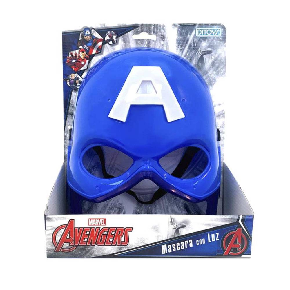 MASCARA CON LUZ AVENGERS CAPITAN AMERICA DITOYS