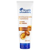 Head & Shoulders Revitalización y Suavidad Aceite de Argán Dermo - Acondicionador 300 ml
