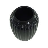 FLORERO DE CERAMICA 14X20 NGR