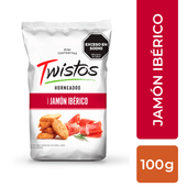 MINI TOSTADITAS TWISTOS JAMON IB�RICO X 100 G.