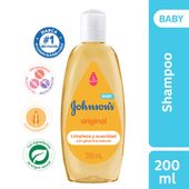 SHAMPOO PARA BEB� JOHNSONS ORIGINAL X 200 ML.